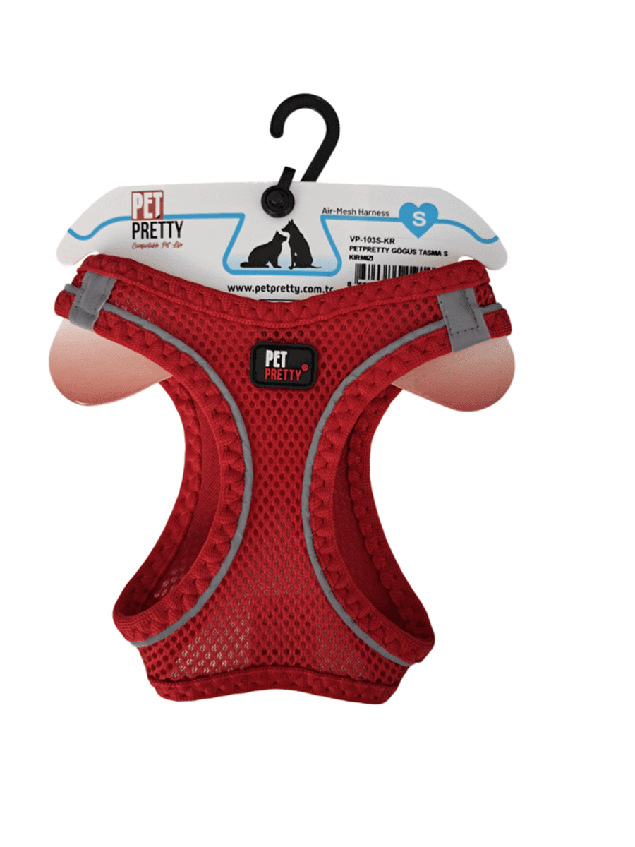 PETPRETTY GÖĞÜS TASMA S KIRMIZI 