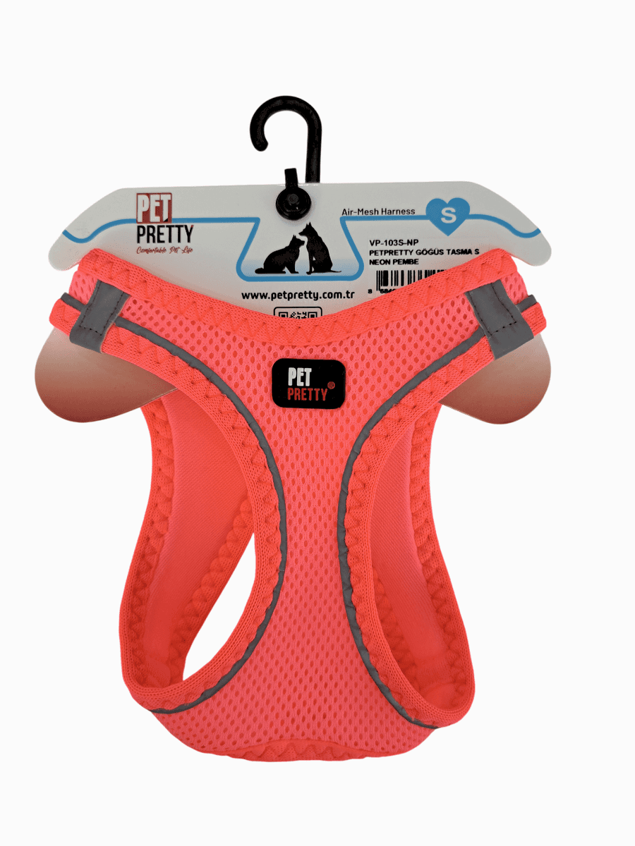 PETPRETTY GÖĞÜS TASMA S NEON PEMBE 
