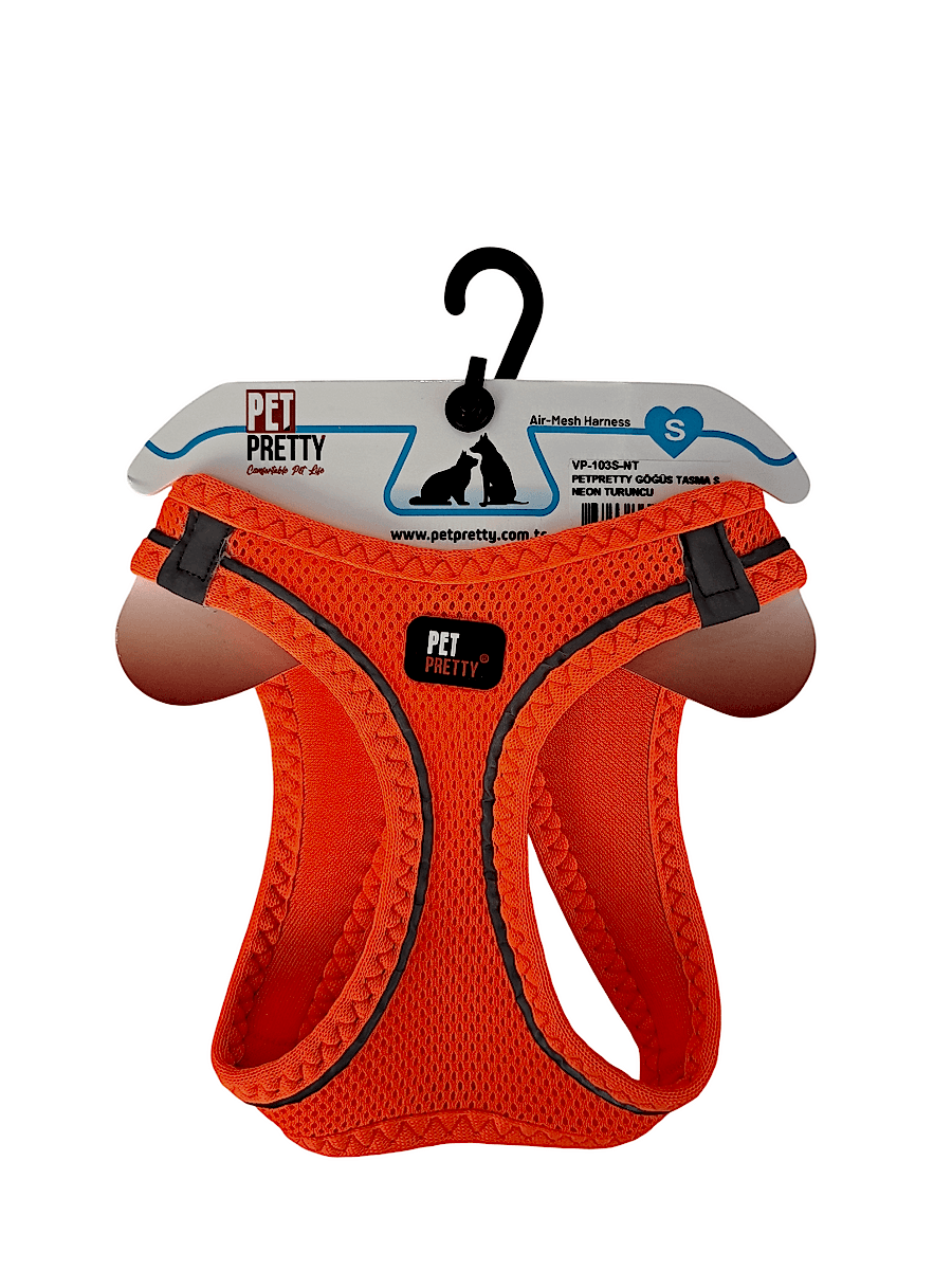  - PETPRETTY GÖĞÜS TASMA S NEON TURUNCU 