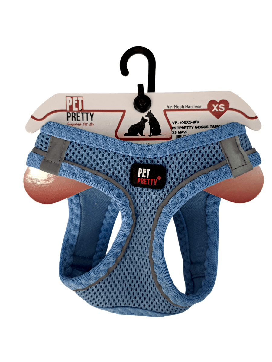  - PETPRETTY GÖĞÜS TASMA XS MAVİ