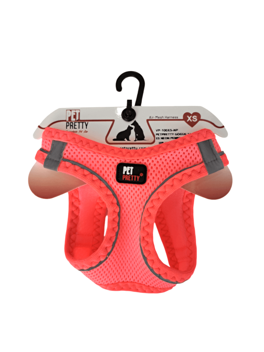  - PETPRETTY GÖĞÜS TASMA XS NEON PEMBE