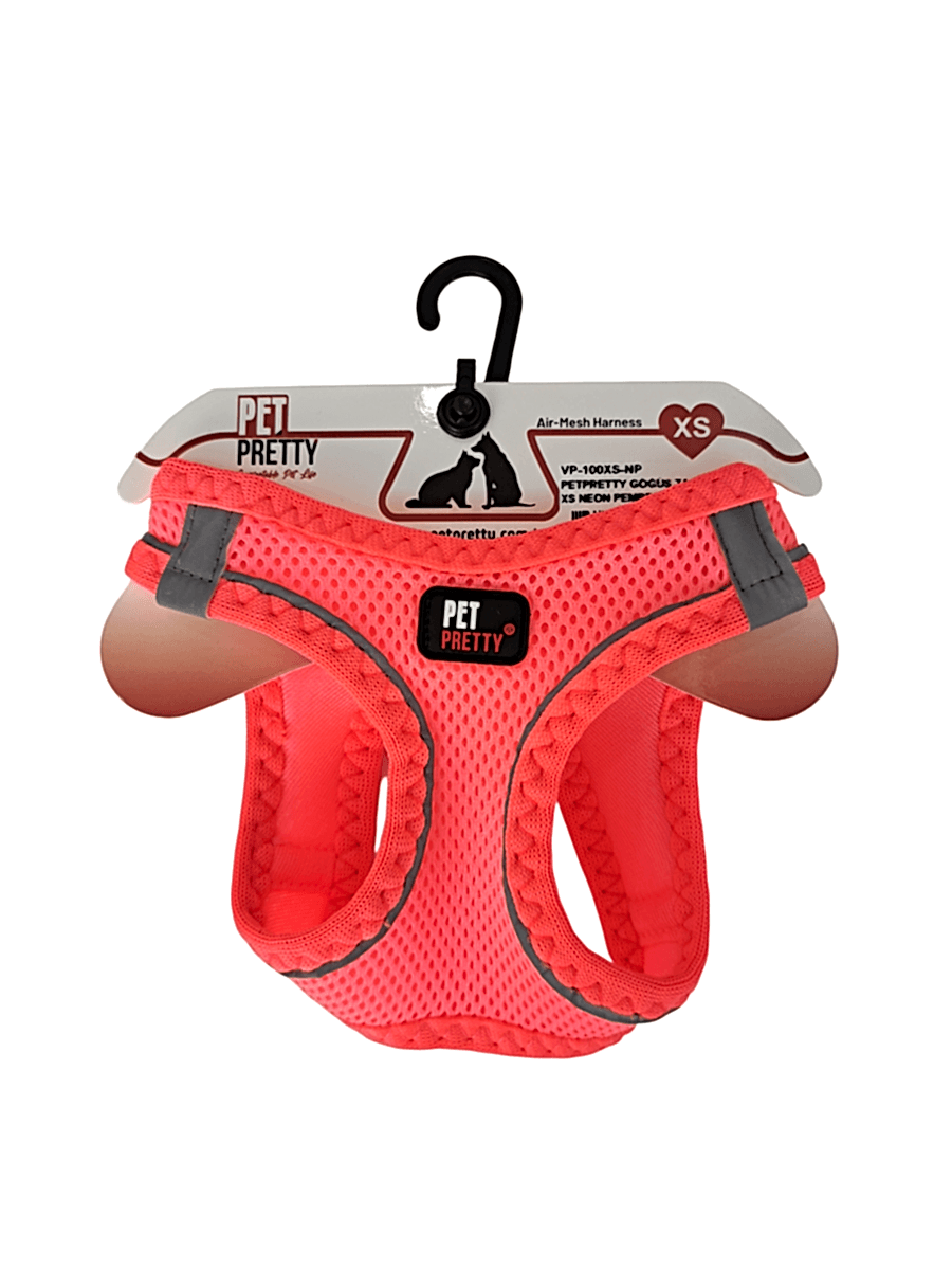 PETPRETTY GÖĞÜS TASMA XS NEON PEMBE