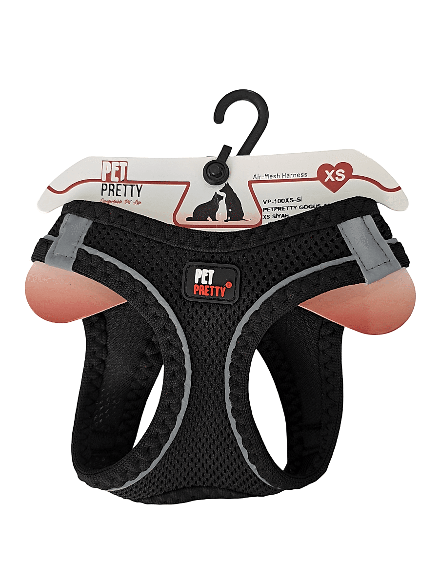 PETPRETTY GÖĞÜS TASMA XS SİYAH