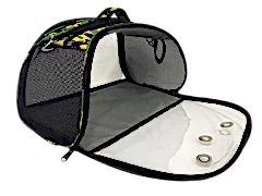 PETPRETTY ŞEFFAF ÇANTA YEŞİL K. 50x28x28 cm