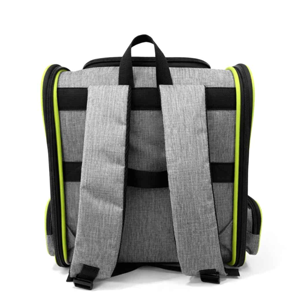 PETPRETTY SUPERIOR GRİ FİLELİ SIRT ÇANTASI - Thumbnail