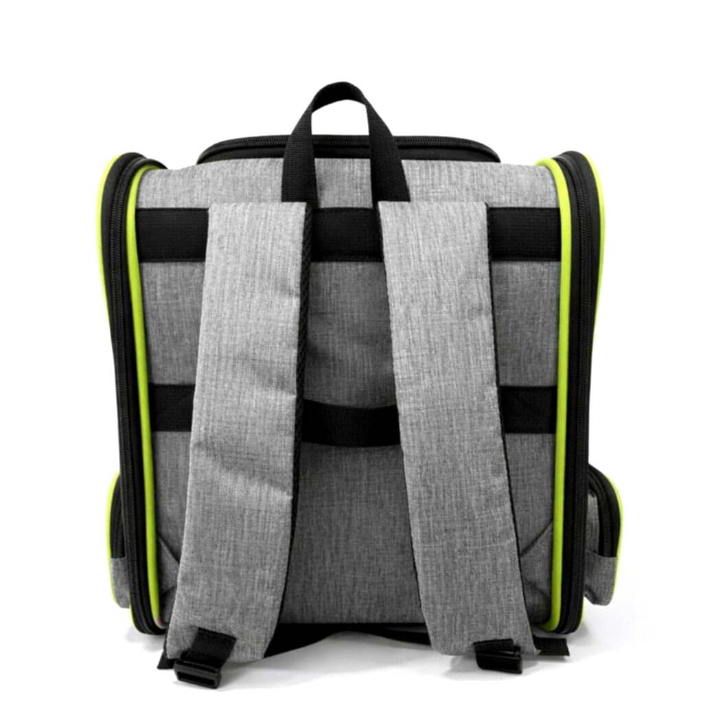 PETPRETTY SUPERIOR GRİ FİLELİ SIRT ÇANTASI