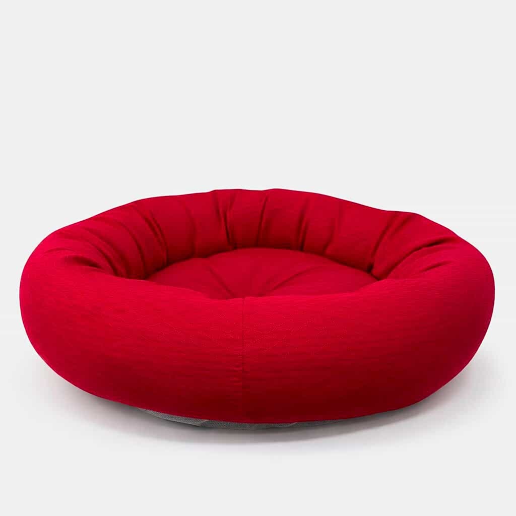  - SİMİT YATAK EKO SİLİKON ELYAF BORDO