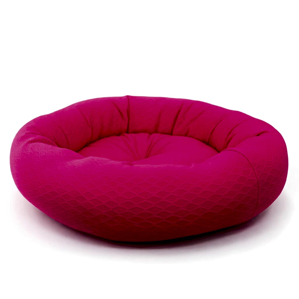  - SİMİT YATAK EKO SİLİKON ELYAF NEON PEMBE