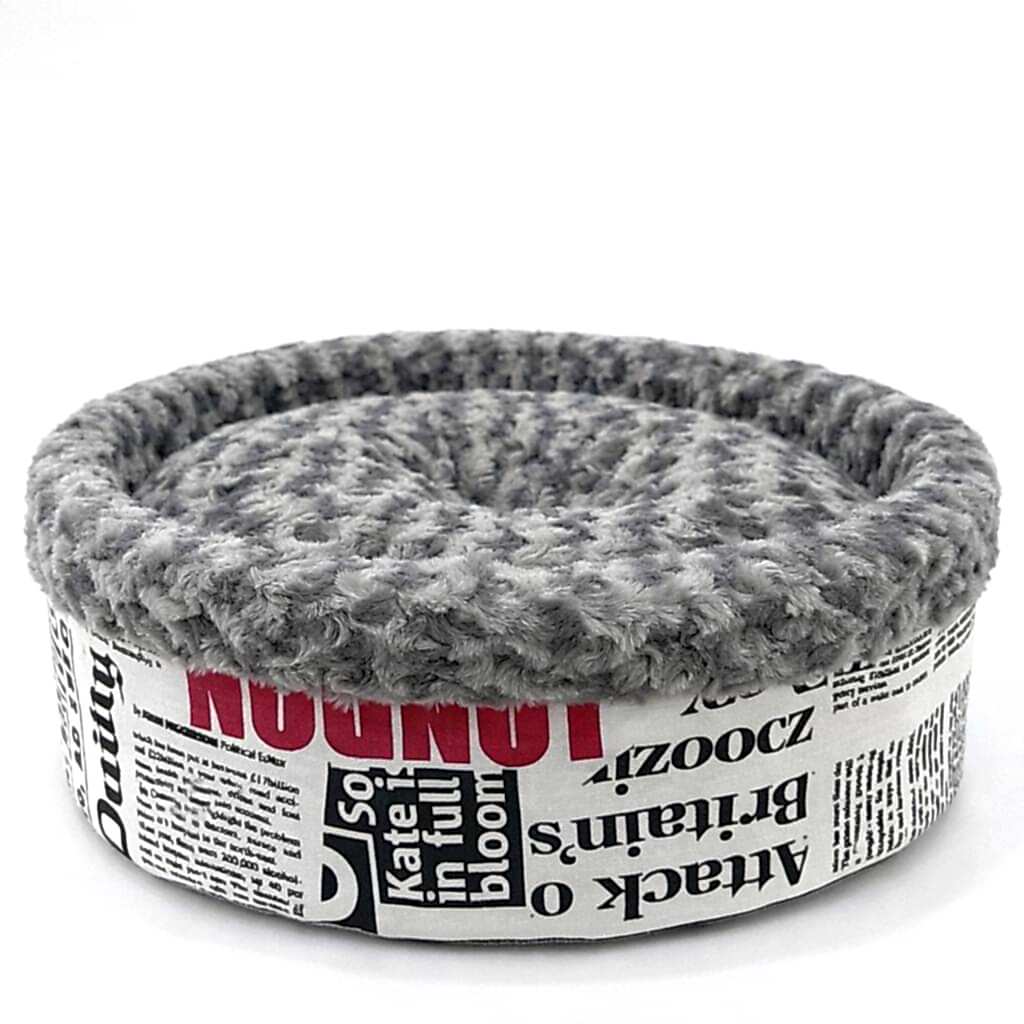 SPECİEL PELUŞ SİMİT YATAK GRİ 50x50x15cm