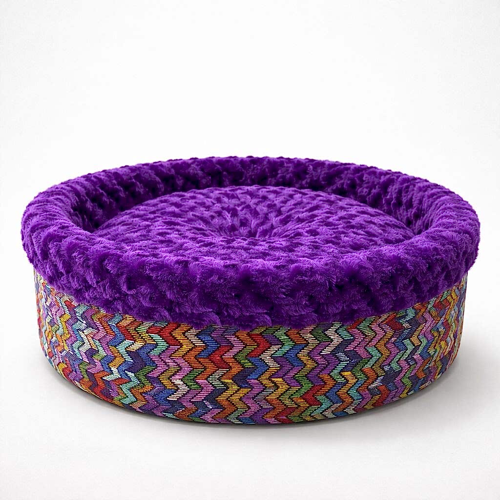  - SPECİEL PELUŞ SİMİT YATAK MOR 50x50x15cm