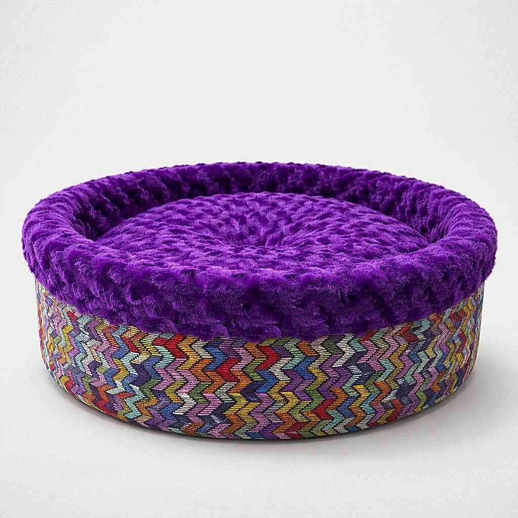 SPECİEL PELUŞ SİMİT YATAK MOR 50x50x15cm