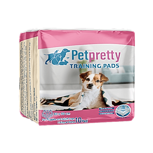 PETPRETTY - TUVALET EĞİTİM PEDİ NATUREL 60x90 10'LU