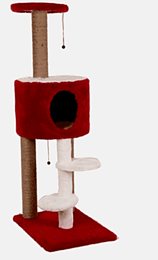  - ÜST OVAL MERDİVENLİ 128CM KIRMIZI