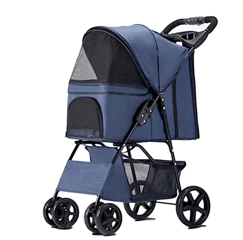  - ZAMPA FAVORİTE KÖPEK&KEDİ ARABASI LACİVERT 45x64x96CM