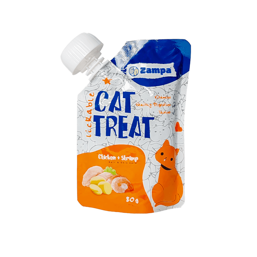  - ZAMPA PUDİNG KEDİ ÖDÜLÜ CHICKEN&SHRIMP 80GRX10AD
