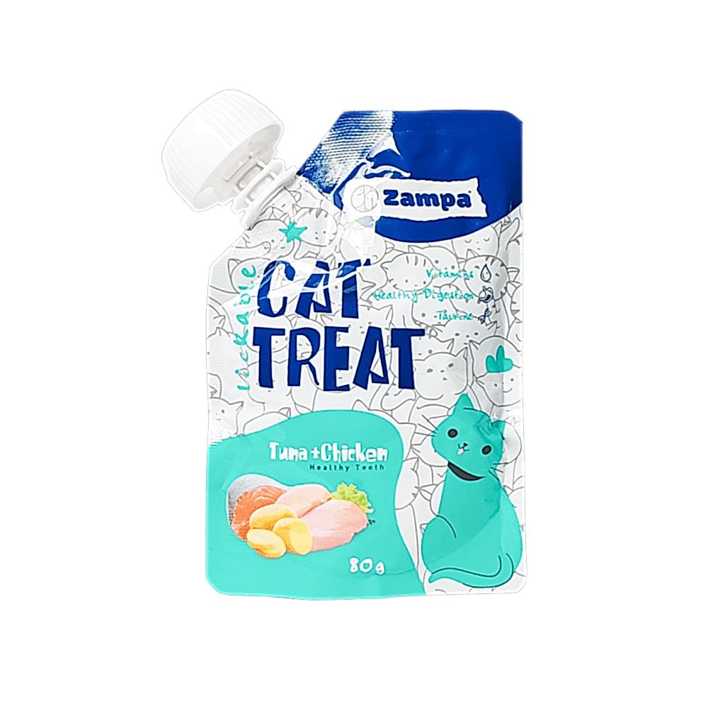  - ZAMPA PUDİNG KEDİ ÖDÜLÜ TUNA&CHICKEN 80GRX10AD